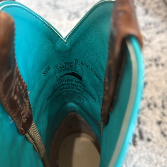 Smoky Mountain girls cowboy boots size 2 - Picture 4 of 4